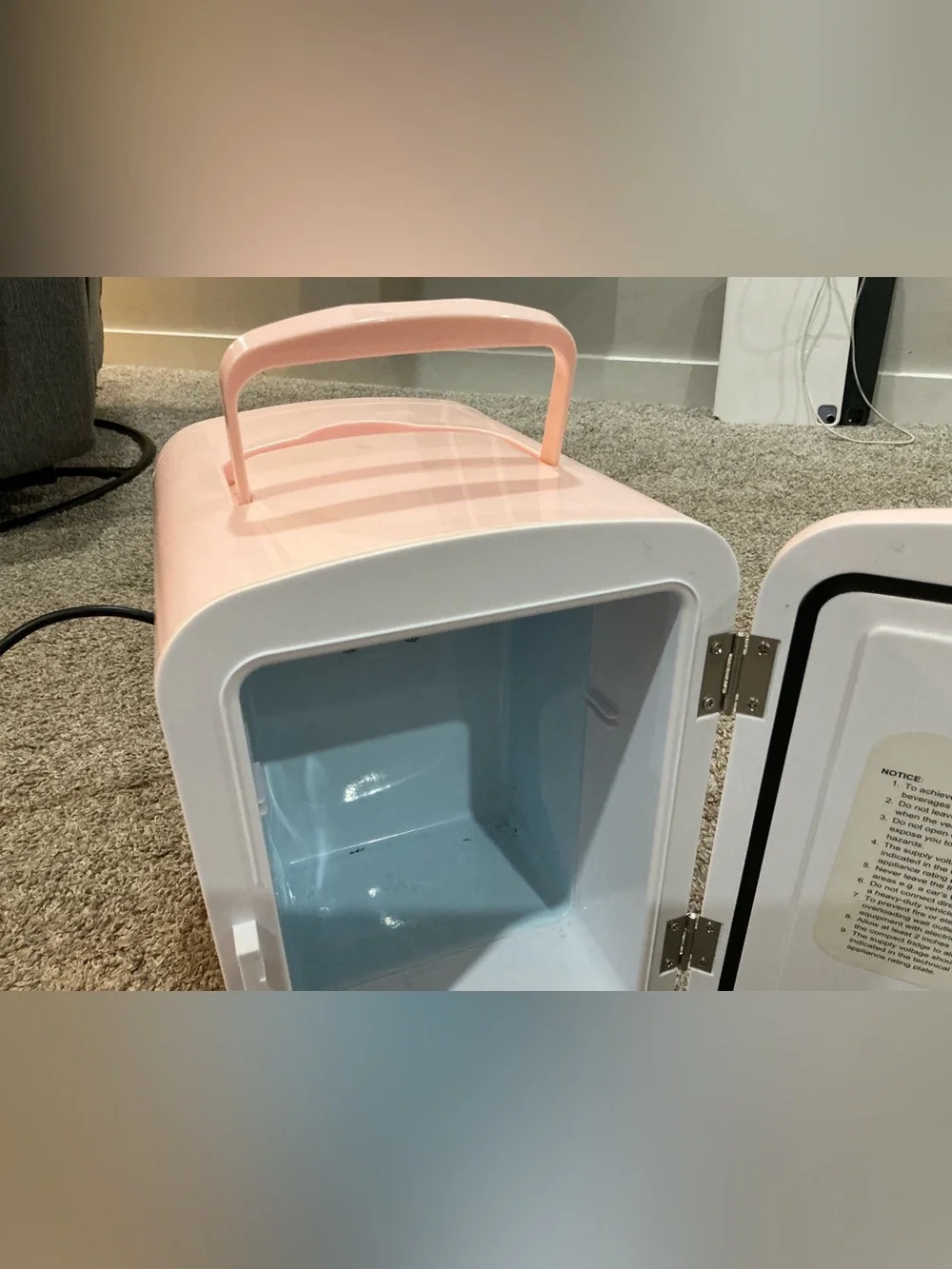 Pink Mini Electronics Cooler/Warmer
